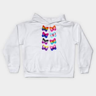 LGBTQ+ Pride Butterflies Kids Hoodie